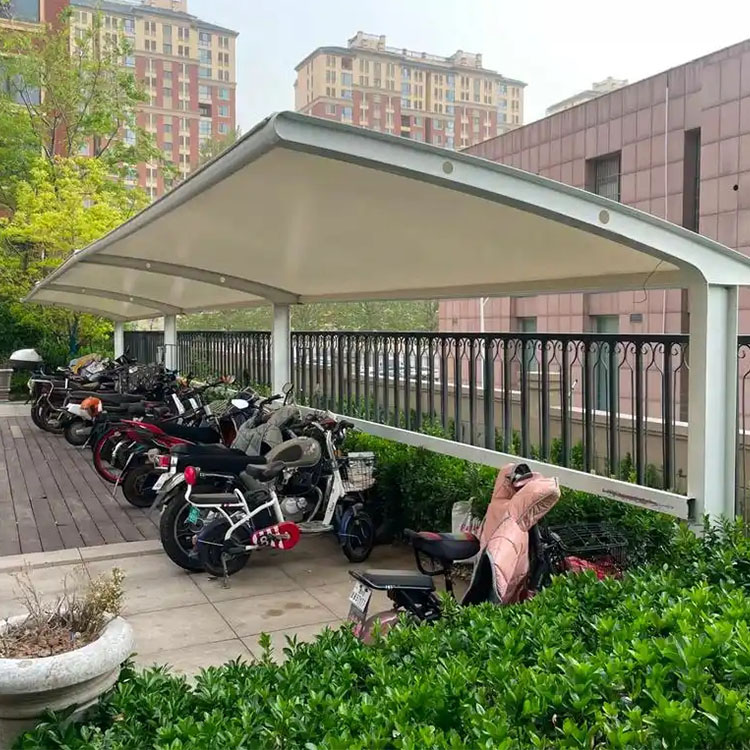 阜南县膜结构电动车棚